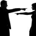 one couple man and woman Criticism concept