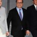 (L-R) German Chancellor Angela Merkel, French President Francois Hollande and Italy's Prime Minister Matteo Renzi arrive for a press conference ahead of talks following the Brexit referendum at the chancellery in Berlin, on June 27, 2016.
Britain's shock decision to leave the EU forces German Chancellor Angela Merkel into the spotlight to save the bloc, but true to her reputation for prudence, she said she would act neither hastily nor nastily. / AFP / John MACDOUGALL        (Photo credit should read JOHN MACDOUGALL/AFP/Getty Images)