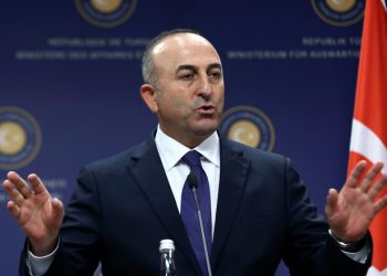Turkish foreign minister Mevlut Cavusoglu