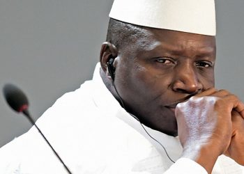 Gambia's President, Yahya Jammeh, attends the "Session 1- Investing in Africas Future" of the US-Africa Leaders Summit in Washington, DC, on August 6, 2014. US President Barack Obama announced billions of dollars in investment for Africa on Tuesday, as the United States challenges China and Europe's leading roles in the continent's economic emergence. AFP PHOTO/JIM WATSON        (Photo credit should read JIM WATSON/AFP/Getty Images)