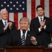 US Vice President Mike Pence (L) and Speaker of the House Paul Ryan (R) applaud as US President Donald J. Trump (C) arrives to deliver his first address to a joint session of Congress from the floor of the House of Representatives in Washington, DC, USA, 28 February 2017.  REUTERS/Jim Lo Scalzo - RTS10VFR