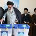 Iranian clergymen vote in the parliamentary and Experts Assembly elections at a polling station in Qom, 125 kilometers (78 miles) south of the capital Tehran, Iran, Friday, Feb. 26, 2016. Iranians across the Islamic Republic voted Friday in the country's first election since its landmark nuclear deal with world powers, deciding whether to further empower its moderate president or side with hard-liners long suspicious of the West. The election for Iran's parliament and a clerical body known as the Assembly of Experts hinges on both the policies of President Hassan Rouhani, as well as Iranians worries about the country's economy, long battered by international sanctions. (AP Photo/Ebrahim Noroozi)