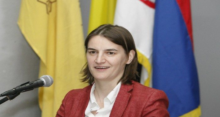 Η νέα πρωθυπουργός της Σερβίας, Άνα Μπέρναμπιτς