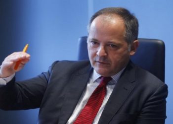 Benoit Coeure, executive board member of the European Central Bank (ECB), speaks during an interview with Reuters in Frankfurt February 12, 2014. REUTERS/Ralph Orlowski