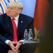 HAMBURG, GERMANY - JULY 08:  US President, Donald Trump attends a panel discussion titled 'Launch Event Women's Entrepreneur Finance Initiative' on the second day of the G20 summit on July 8, 2017 in Hamburg, Germany. Leaders of the G20 group of nations are meeting for the July 7-8 summit. Topics high on the agenda for the summit include climate policy and development programs for African economies.  (Photo by Ukas Michael - Pool/Getty Images)