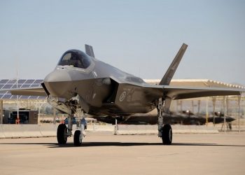 Phoenix, USA 20170629.
Torsdag kveld norsk tid landet det siste F-35 flyet på Luke Air Force base, som skal brukes til trening av norske mannskaper i USA. 
Foto: US Air Force / NTB scanpix
