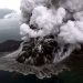 An aerial view of Anak Krakatau volcano during an eruption at Sunda strait in South Lampung, Indonesia, December 23, 2018 in this photo taken by Antara Foto.  Antara Foto/Bisnis Indonesia/Nurul Hidayat/ via REUTERS  ATTENTION EDITORS - THIS IMAGE WAS PROVIDED BY A THIRD PARTY. MANDATORY CREDIT. INDONESIA OUT.