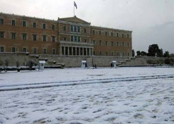 Χιόνια στη Βουλή