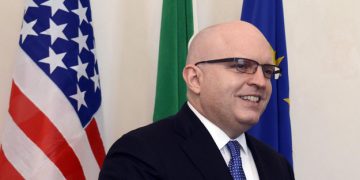 Philip T. Reeker (Console generale Stati Uniti d'America / USA a Milano) nella sede della Regione Friuli Venezia Giulia - Trieste 09/03/2016