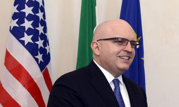 Philip T. Reeker (Console generale Stati Uniti d'America / USA a Milano) nella sede della Regione Friuli Venezia Giulia - Trieste 09/03/2016