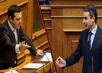 Αλέξης Τσίπρας και Κυριάκος Μητσοτάκης