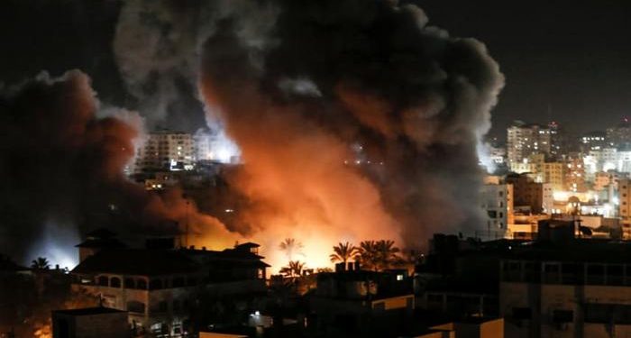 Αεροπορικός βομβαρδισμός στη Λωρίδα της Γάζας