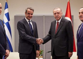 Κυριάκος Μητσοτάκης και Ταγίπ Ερντογάν