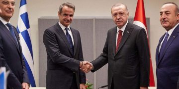 Κυριάκος Μητσοτάκης και Ταγίπ Ερντογάν