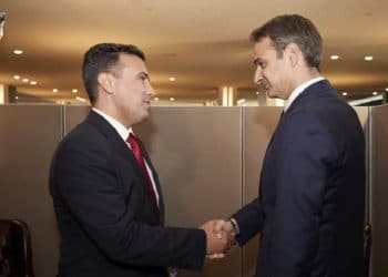 Ζόραν Ζάεφ και Κυριάκος Μητσοτάκης