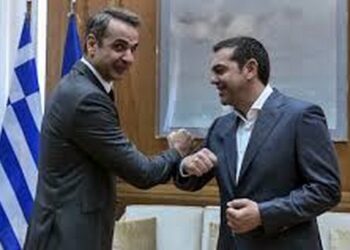 Αλέξης Τσίπρας και Κυριάκος Μητσοτάκης