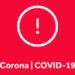 Coronavirus Alert sign