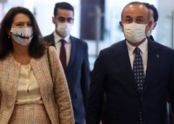 Η Αν Λίντε και ο Μεβλούτ Τσαβούσογλου