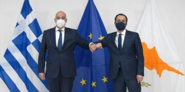 Νίκος Δένδιας και Νίκος Χριστοδουλίδης