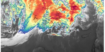 Meteo: Σε εξέλιξη η ισχυρή κακοκαιρία στη χώρα