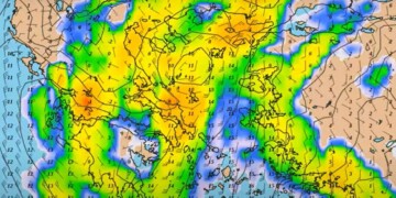 ΕΜΥ: Μετεωρολογικός χάρτης