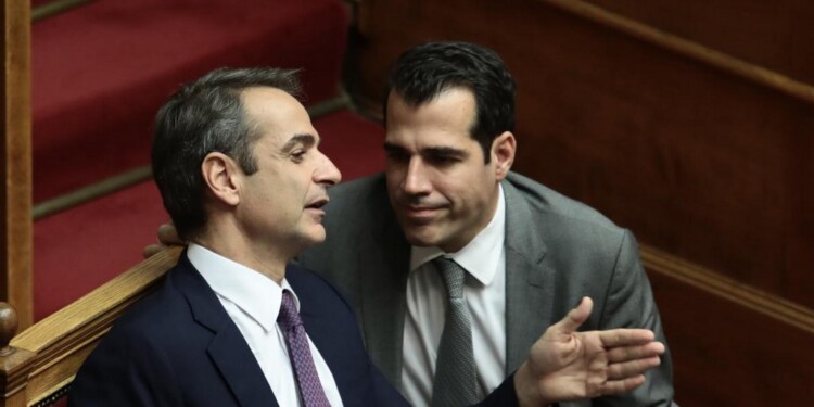 Κυριάκος Μητσοτάκης και Θάνος Πλεύρης