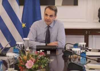 Ο Κυριάκος Μητσοτάκης στο υπουργικό συμβούλιο
