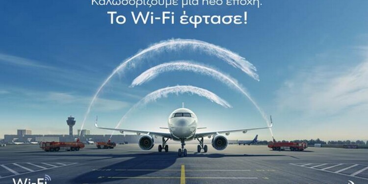 Πτήσεις με Internet WiFi από την Aegean