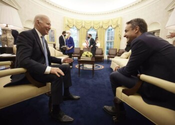 Τζο Μπάιντεν και Κυριάκος Μητσοτάκης στον Λευκό Οίκο