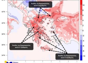 Ανεβαίνει η θερμοκρασία την Κυριακή