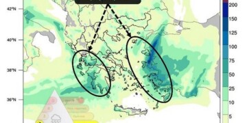 Καταιγίδες και χιόνια για τρίτη σερί μέρα