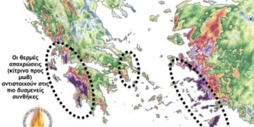 Εικόνα 1: Σύνοψη επικινδυνότητας για τη Δευτέρα 24.07.2023.