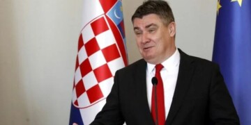 Ο πρόεδρος της Κροατίας Ζόραν Μιλάνοβιτς