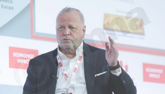 Ï ÅõÜããåëïò Ìõôéëçíáßïò, Ðñüåäñïò êáé Äéåõèýíùí Óýìâïõëïò, MYTILINEOS Energy and Metals, óå ðÜíåë, óôï 27ï Annual Economist Government Roundtable, ç ìåãÜëç ìåôÜâáóç: ÃåùðïëéôéêÞ - ÐåñéâÜëëïí - Ôå÷íïëïãßá, Ôñßôç 24 Ïêôùâñßïõ 2023.