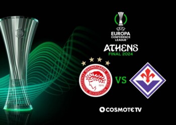 Conference League: Ο ιστορικός τελικός Ολυμπιακός - Φιορεντίνα στην COSMOTE TV