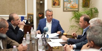 Τα σημαντικά οδικά, αρδευτικά, αντιπλημμυρικά, σιδηροδρομικά, λιμενικά και κτιριακά έργα που υλοποιούνται στην Περιφερειακή Ενότητα (Π.Ε.) Καβάλας παρουσίασε, σήμερα, ο υπουργός Υποδομών και Μεταφορών, Χρήστος Σταϊκούρας