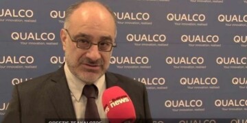 Ο πρόεδρος της Qualco και βασικός μέτοχος Ορέστης Τσακαλώτος